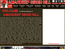 Tablet Screenshot of amardeepsinghgill.com